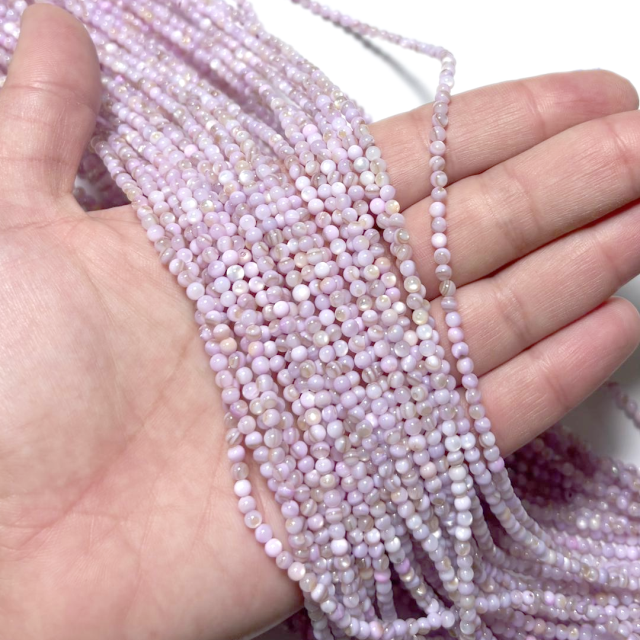 T-BOLITAS NACAR 3MM - LILA