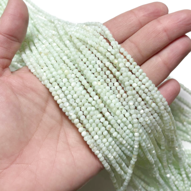 T-BOLITAS NACAR 3MM - VERDE