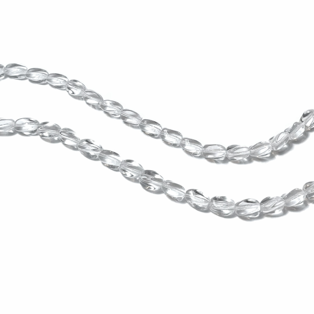 CRISTAL CHECO LAGRIMA 9X6MM TRANSPARENTE (X TIRA)