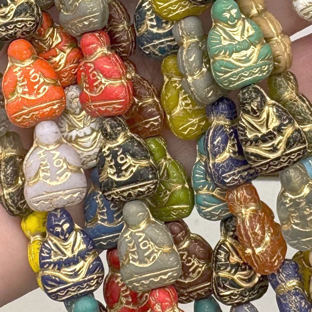 CRISTAL CHECO MIX BUDA 15X11MM (X TIRA)