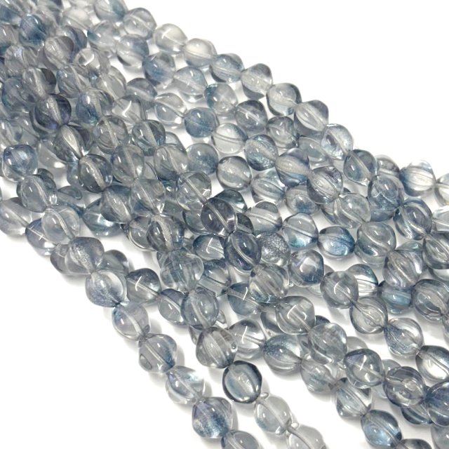 CRISTAL CHECO AZUL ROMBO 10X9MM (X TIRA)