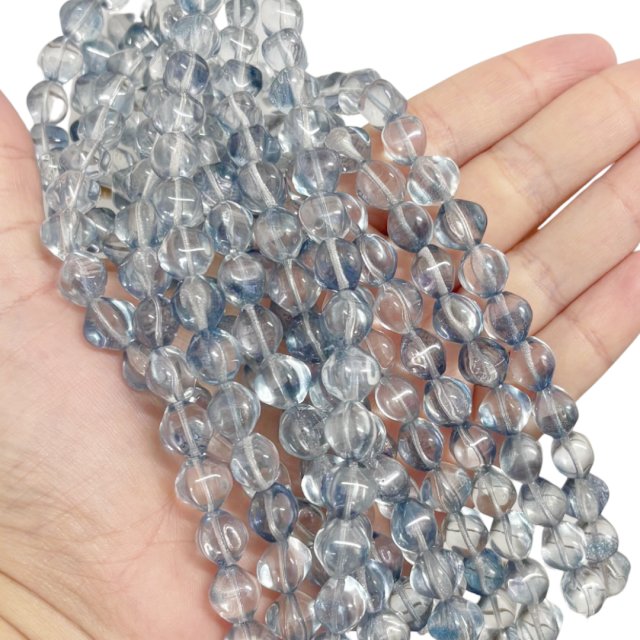 CRISTAL CHECO AZUL ROMBO 10X9MM (X TIRA)