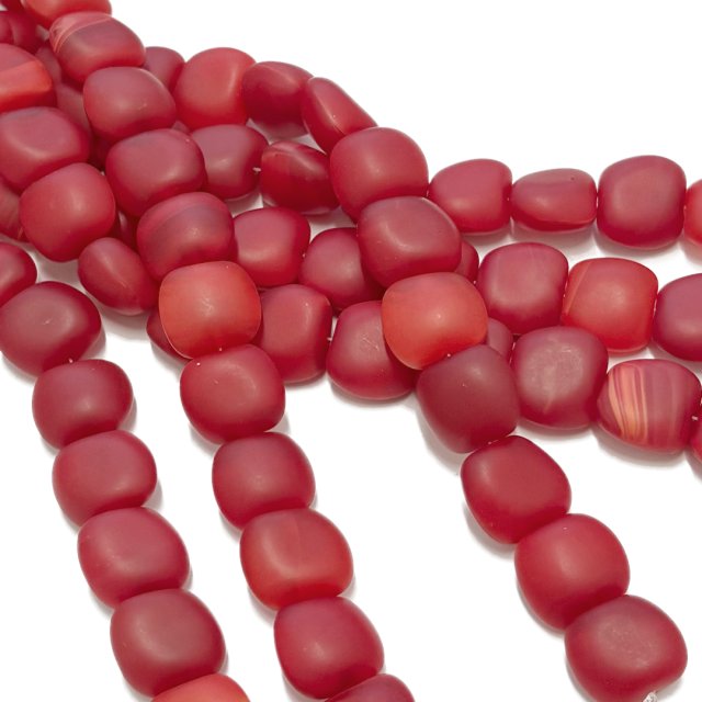 CRISTAL CHECO ROJO 15X17MM (X TIRA)