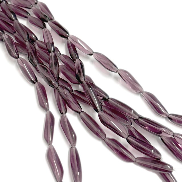 CRISTAL CHECO VIOLETA 22X7MM (X TIRA)
