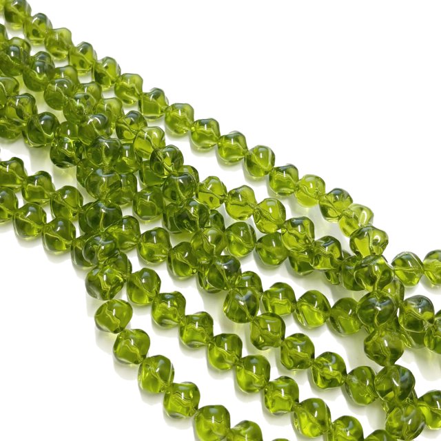 CRISTAL CHECO VERDE9X10MM
