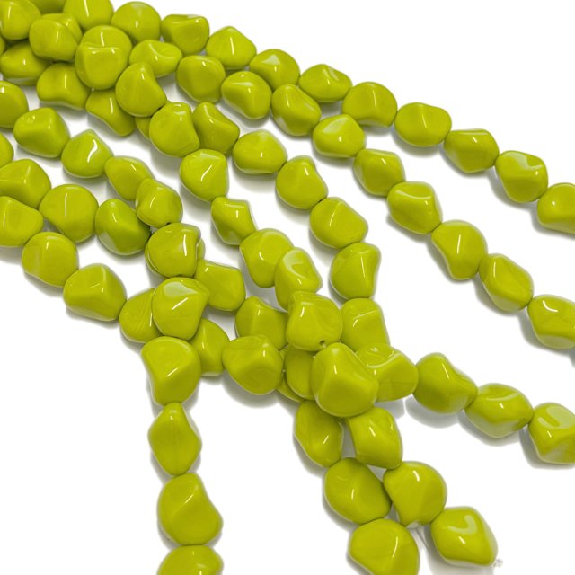 CRISTAL CHECO VERDE 15X13MM (X TIRA)