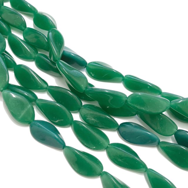 CRISTAL CHECO VERDE OVAL 24X13MM