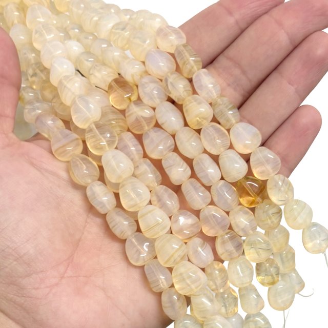 CRISTAL CHECO AMARILLO RA14 11X10MM (X TIRA)