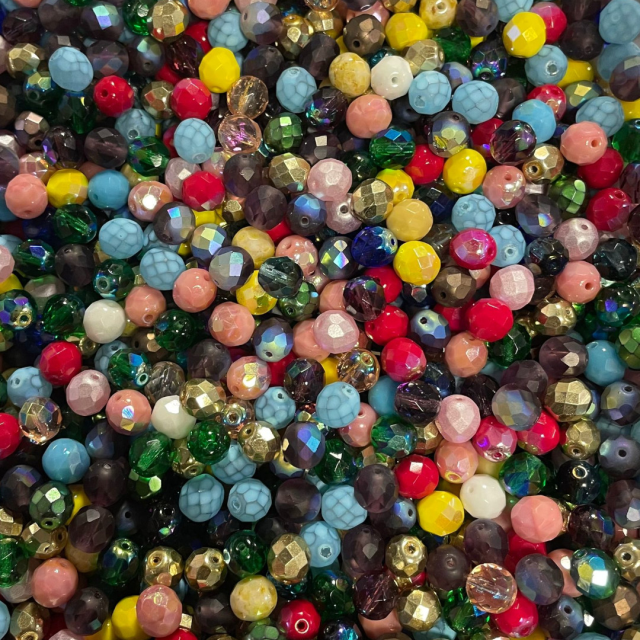 CRISTAL REDONDO 8MM - SURTIDOS