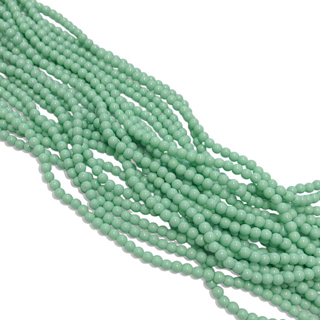 PERLAS VIDRIO PLENO 6MM - 07 VERDE AGUA