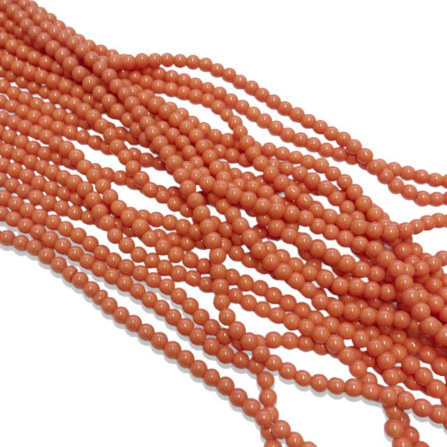 PERLAS VIDRIO PLENO 6MM - 08 NARANJA