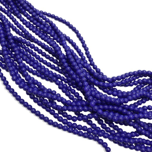 PERLAS VIDRIO PLENO 6MM - 35 AZUL