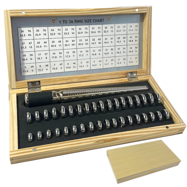 PALO DE MEDIR CON ALIANZAS - ANILLO