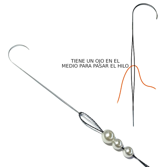 ENHEBRADOR DE CUENTAS CON AGUJA