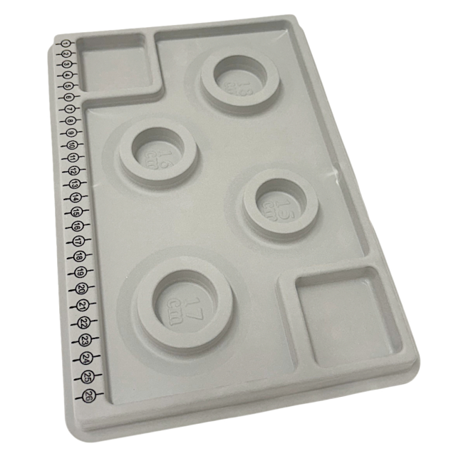 MEDIDOR - BANDEJA ORGANIZADORA PARA PULSERAS 29X20CM