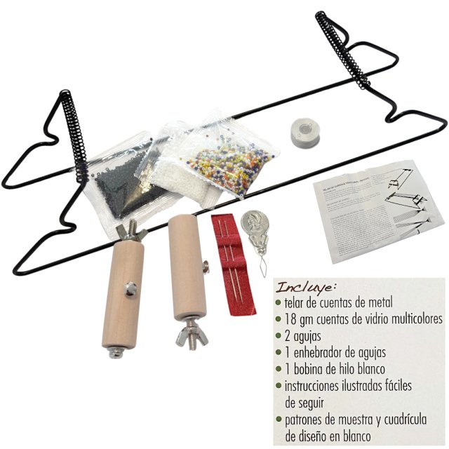 ENHEBRADOR TELAR PARA MOSTACILLAS Y MIYUKI