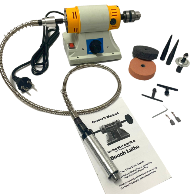 TORNO DE BANCO COMPLETO CON ACCESORIOS