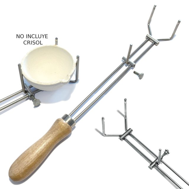 PINZA PARA CRISOL REGULABLE (NO INCLUYE CRISOL)