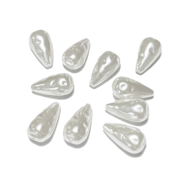 PERLAS PLASTICO LAGRIMA 29X15MM