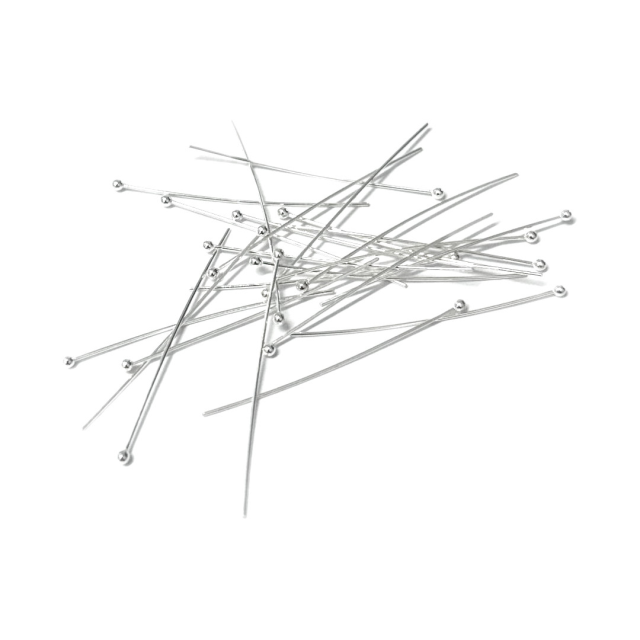 CLAVO CABEZA BOLITA 35X0.5MM - PLATA 925