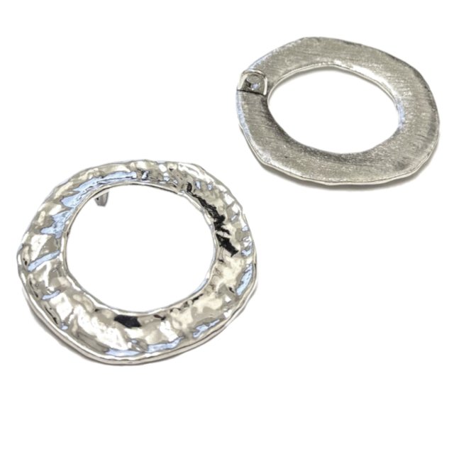 DIJE MEDALLA CIRCULO XL 50MM - NIQUEL