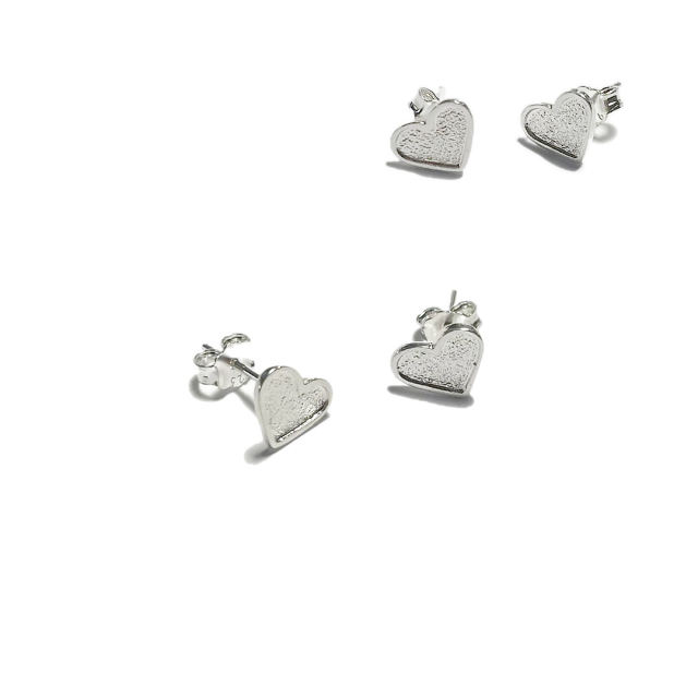 CARAVANA CORAZON  10X8MM - PLATA 925