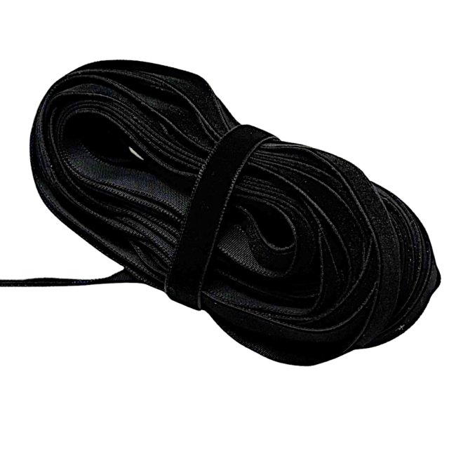 CINTA TERCIOPELO 10MM - 03 NEGRO