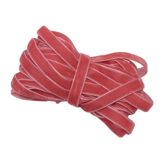 CINTA TERCIOPELO 10MM - 25 ROSADO / SALMON