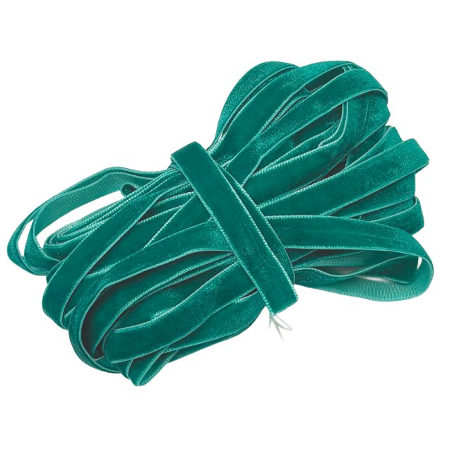 CINTA TERCIOPELO 10MM - 92 VERDE PETROLEO