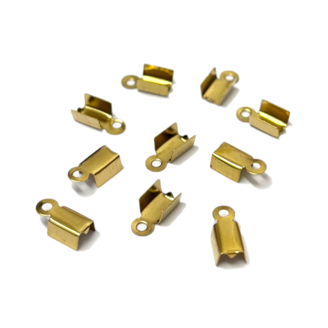 TERMINAL CINTA 6X4MM -ACERO DORADO