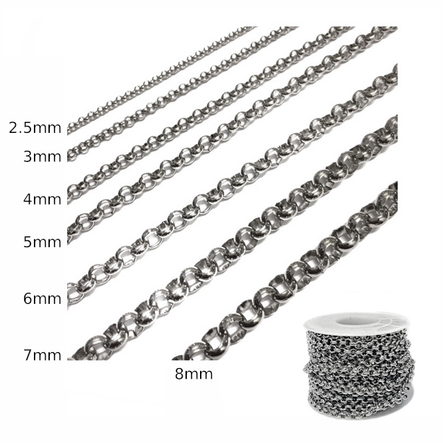 CADENA ROLO 7MM - ACERO