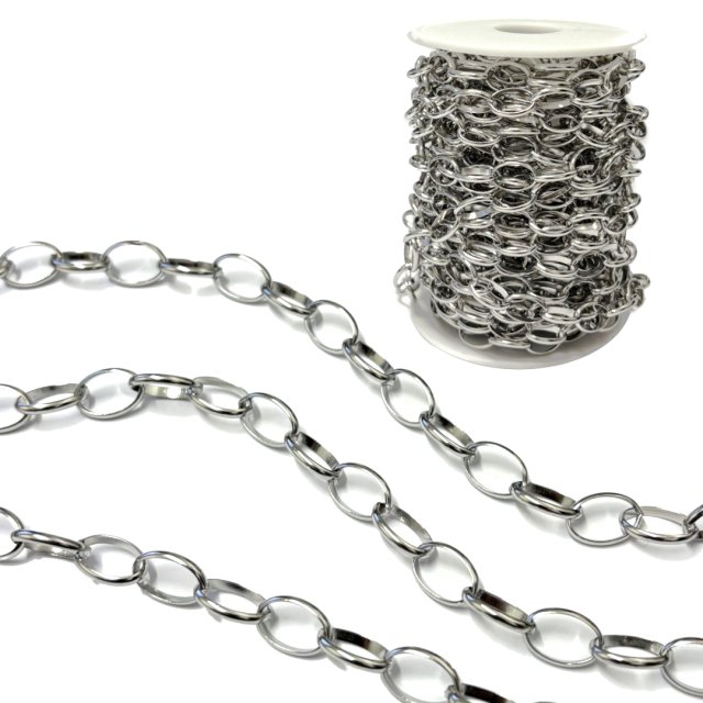 CADENA ROLO OVAL 1502F (2X13X9MM) - ACERO