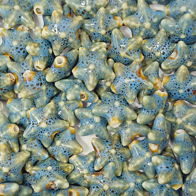 CERAMICA ESTRELLA DE MAR 17X15MM - TURQUESA (MAR)