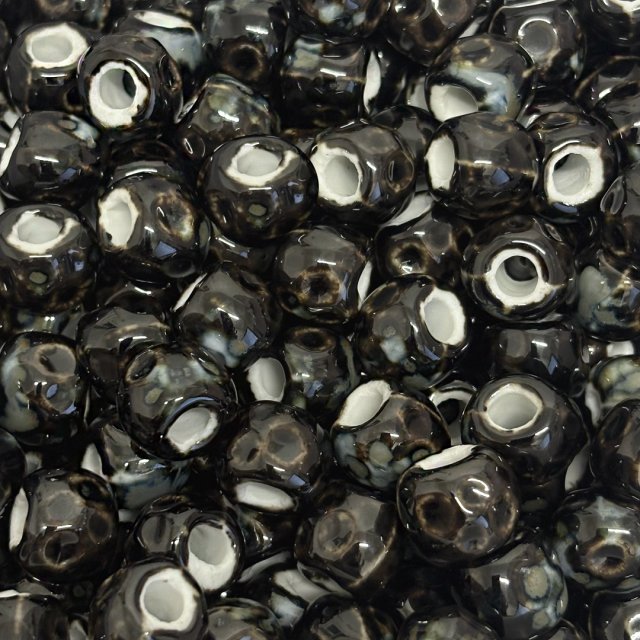 CERAMICA DONA IRREGULAR 12X14MM - NEGRO