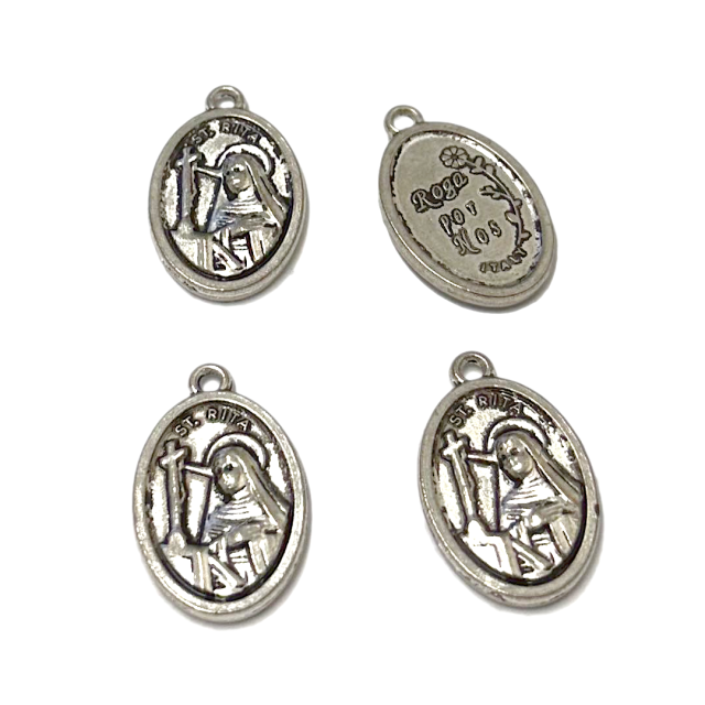 MEDALLA SANTA RITA 22X16MM