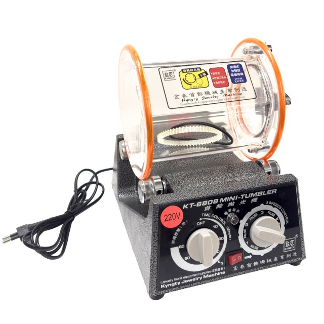 MAQUINA PULIDORA TAMBOR ELECTRICA PARA JOYERIA - KINGTY KT-680