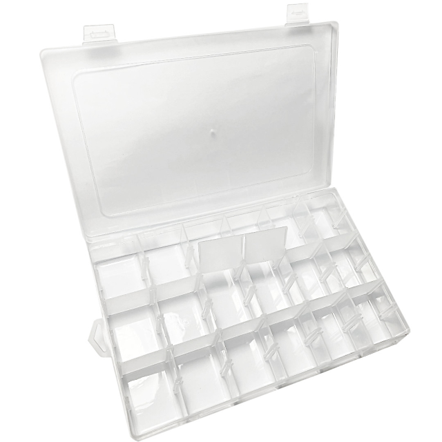 CAJA ORGANIZADORA PLASTICO 27X17X4CM - PARA KIT