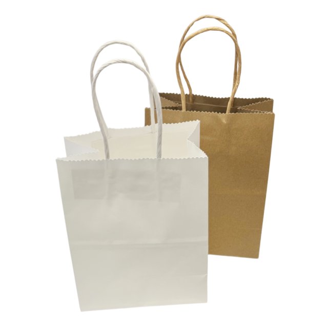 BOLSA PAPEL KRAFT 16.5X13X8CM