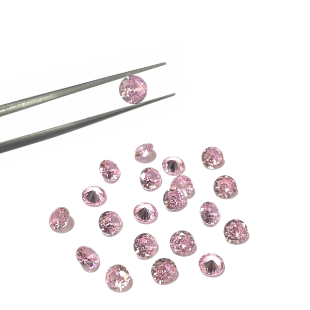 ZIRCONIA REDONDA 3MM - 1 (ROSADO)