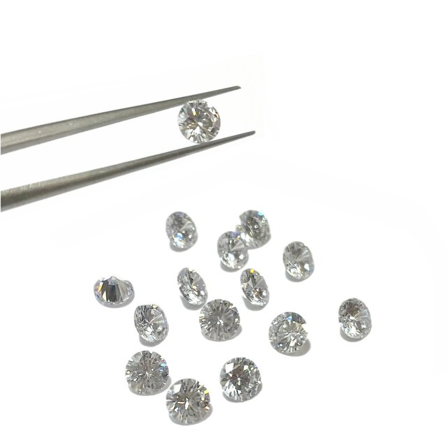 ZIRCONIA REDONDA 6.0MM -1 (CRISTAL) - 1 AGUJERO