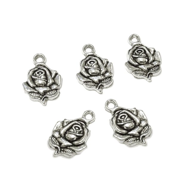 DIJE FLOR ROSA 88 16X14MM