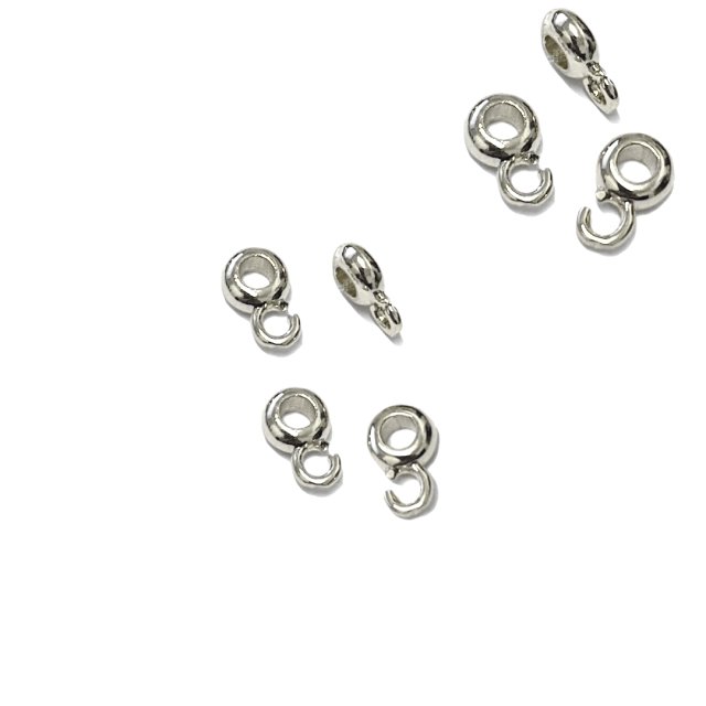 SEPARADOR CON ARITO 5X3MM - BAÑO DE RODIO