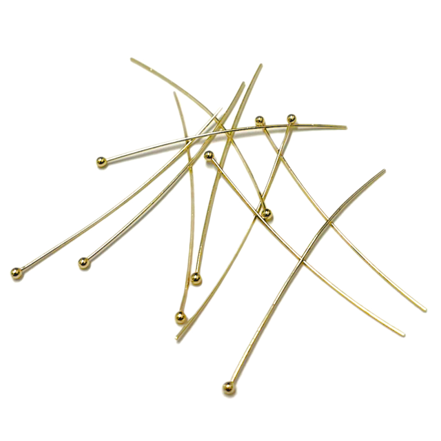 CLAVOS CABEZA BOLITA 0.6X50MM - BAÑO DE ORO