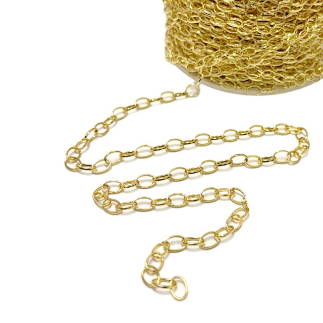 CADENA DERECHA CH125 (1X9X6MM) - BAÑO DE ORO