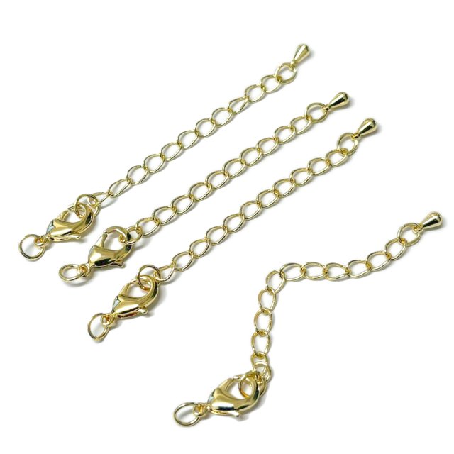 ALARGUE CADENA PARA COLLAR O PULSERA - BAÑO DE ORO