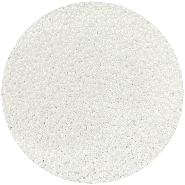 MOSTACILLAS CALIBRADAS 12/0 (2MM) - BLANCO