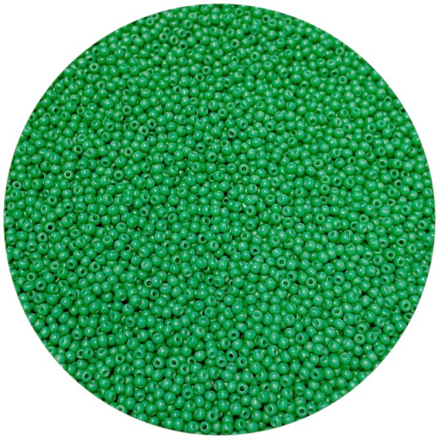 MOSTACILLAS CALIBRADAS 12/0 (2MM) - VERDE