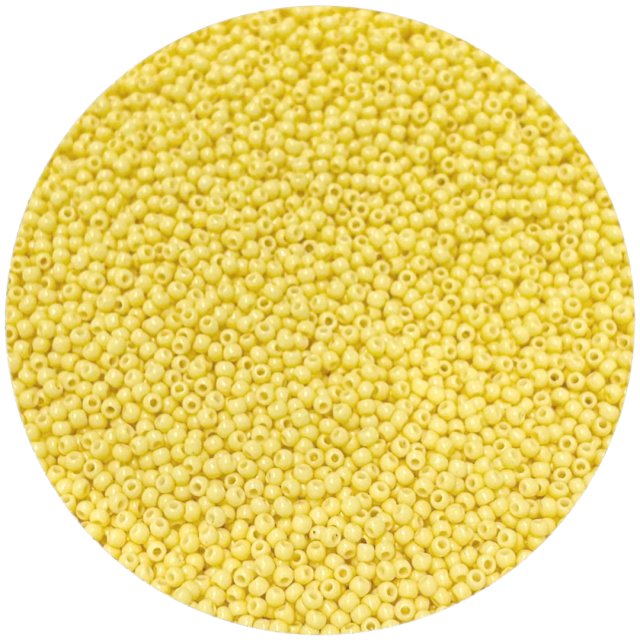 MOSTACILLAS CALIBRADAS 12/0 (2MM) -AMARILLO