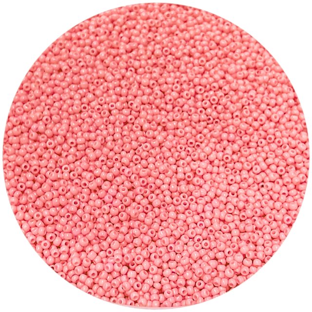 MOSTACILLAS CALIBRADAS 12/0 (2MM) - ROSADO / SALMON