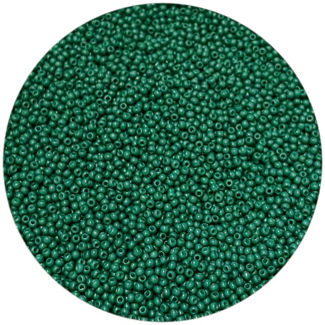 MOSTACILLAS CALIBRADAS 12/0 (2MM) - VERDE OSCURO